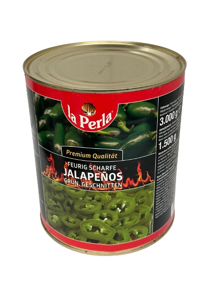 Jalapenos Grün, Geschnitten 3100ml - LaPerla